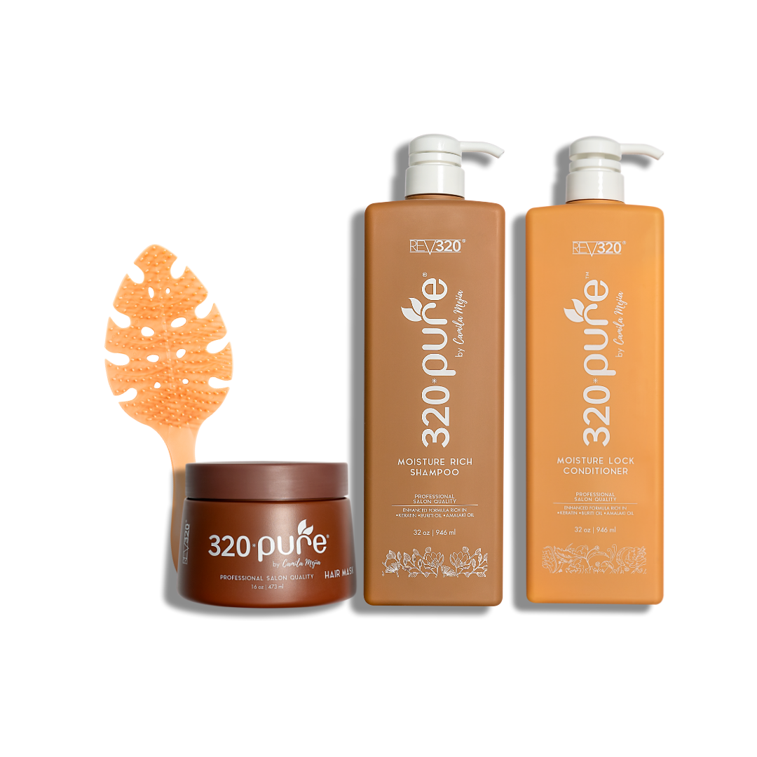 REV320 hair care bundle for all hair types.