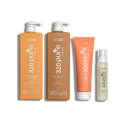 REV320 hair care bundle for hydrating and nourished hair.